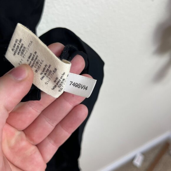 L’AGENCE Crossover Front Short Play Romper Black NWT Women’s Size 2 - Picture 9 of 9